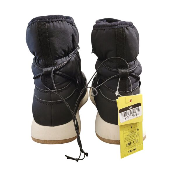 All in Motion Womens Cara AE284 Size 7 Black Thermolite Winter Boots - Picture 5 of 13